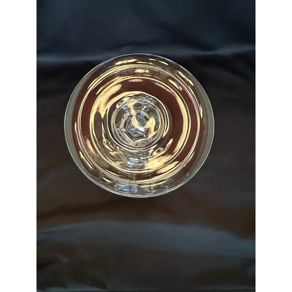 Faberge Crystal Champagne‎ Flute Glass Etched Elegant Design